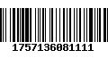 Código de Barras 1757136081111