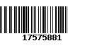 Código de Barras 17575881