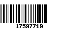 Código de Barras 17597719