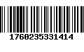 Código de Barras 1760235331414