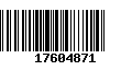 Código de Barras 17604871