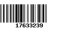 Código de Barras 17633239