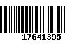 Código de Barras 17641395