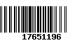 Código de Barras 17651196