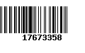 Código de Barras 17673358