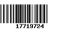 Código de Barras 17719724