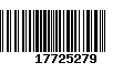 Código de Barras 17725279