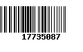 Código de Barras 17735087