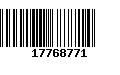 Código de Barras 17768771