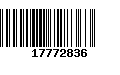 Código de Barras 17772836