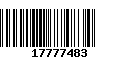 Código de Barras 17777483