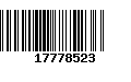 Código de Barras 17778523