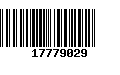 Código de Barras 17779029