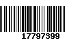 Código de Barras 17797399