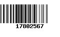 Código de Barras 17802567