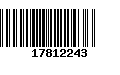 Código de Barras 17812243