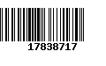 Código de Barras 17838717