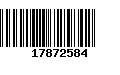 Código de Barras 17872584