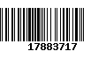 Código de Barras 17883717