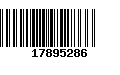 Código de Barras 17895286