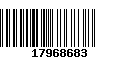 Código de Barras 17968683