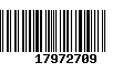 Código de Barras 17972709