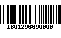 Código de Barras 1801296690000