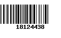 Código de Barras 18124438