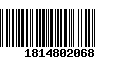 Código de Barras 1814802068