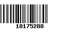 Código de Barras 18175288