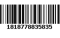 Código de Barras 1818778835835