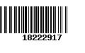 Código de Barras 18222917