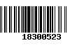 Código de Barras 18300523