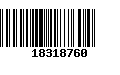 Código de Barras 18318760