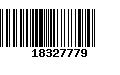 Código de Barras 18327779