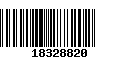 Código de Barras 18328820