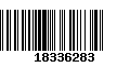 Código de Barras 18336283