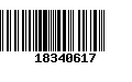 Código de Barras 18340617