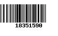 Código de Barras 18351590