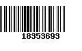 Código de Barras 18353693