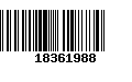 Código de Barras 18361988