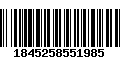 Código de Barras 1845258551985