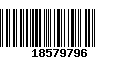 Código de Barras 18579796