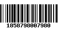 Código de Barras 1858798007980