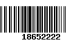 Código de Barras 18652222