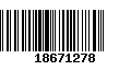 Código de Barras 18671278