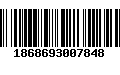 Código de Barras 1868693007848