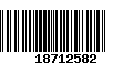 Código de Barras 18712582