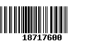 Código de Barras 18717600