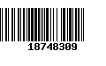 Código de Barras 18748309